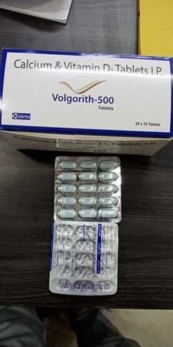 Volgorith 500 Calcium And Vitamin D3 Tablets General Medicines