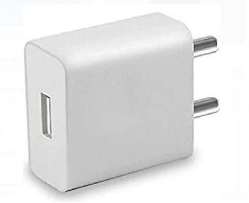 White 18 W Fast Charger - Plastic Material, 220 V Operating Voltage, 50 Hz Frequency | Compatible with iPhone and Android Mobile Phones