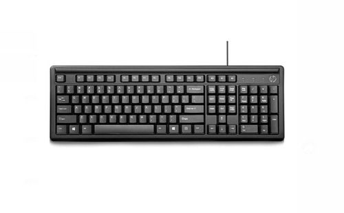 Wired Usb Black Keyboard For Laptop And Computers With Abs Plastic Body 