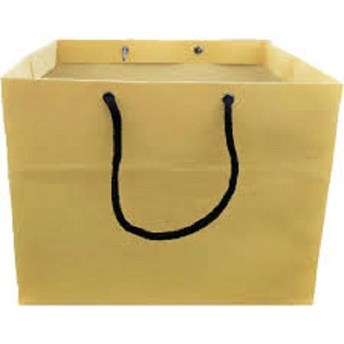 Yellow Colour And Fancy Paper Bags Simple For Parties Conferences Purpose