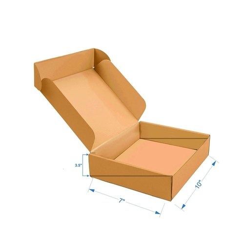 Brown Color And 3 Ply Flat Corrugated Multipurpose Boxes For Packaging