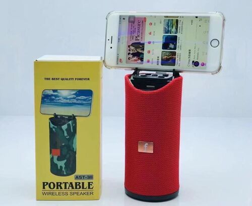 High Base Long Lasting Battery Portable Red Wireless Bluetooth Speaker Usage: Mobile Phone