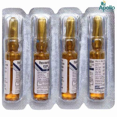 Liquid Biocetamol Paracetamol Injection 2 Ml