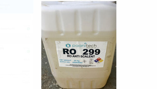 Pack Of 25 Liter 99% Pure Chemical Grade Ro 299 Liquid Ro Anti Scalants  Application: Swimming Pool Water Treatment