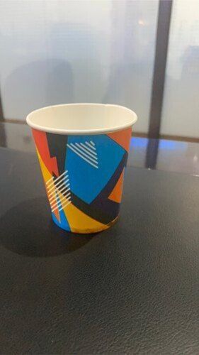 Printed Disposable Paper Glass With 2 Mm Thickness And 150 Ml Volume