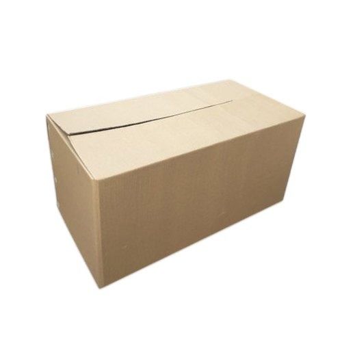 Rectangle Shape And Plain Brown Corrugated Box For Packaging Purpose