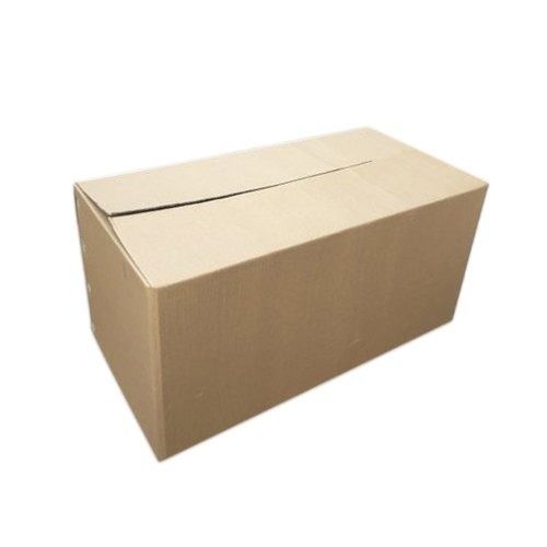 Paper Rectangle Shape And Plain Brown Corrugated Box For Packaging Purpose