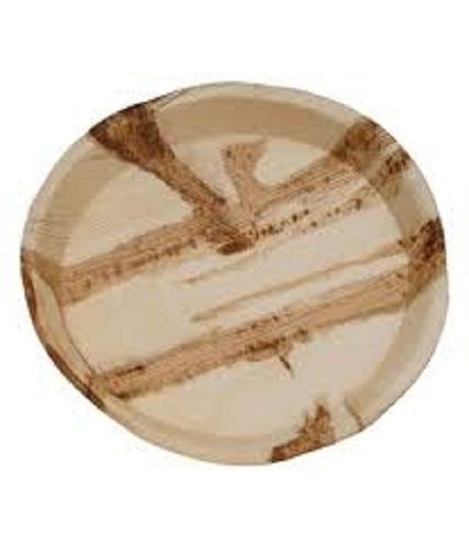 Brown Round Dinner Plate Portable And Leak Proof For Party Function Occasion Domestic Use