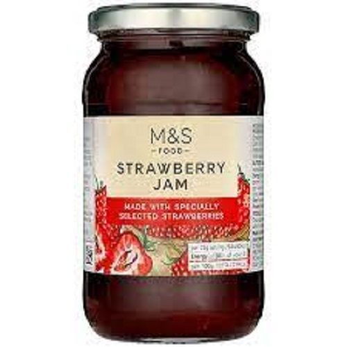 Round Tasty And Sweet Strawberry Jam Balanced Ingredients Efficient Delicious