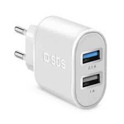 Usb Compatible Adapter With 2 Usb Ports Compatible For Quick Charging Body Material: Pvc Plastic