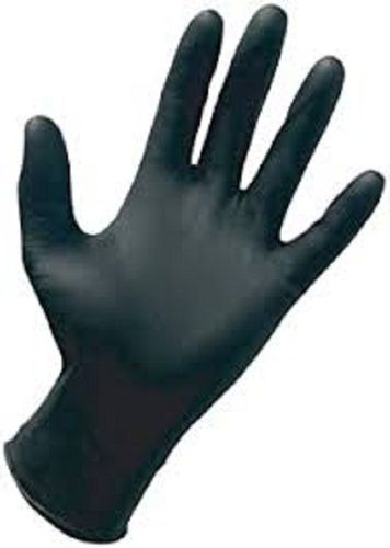 Black Color Comfortable And Anti Resistant Disposable Surgical Hand Gloves