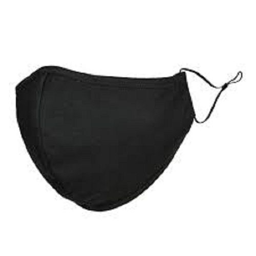 Black Dust Proof Reusable Washable Breathable And Light Weight Face Mask