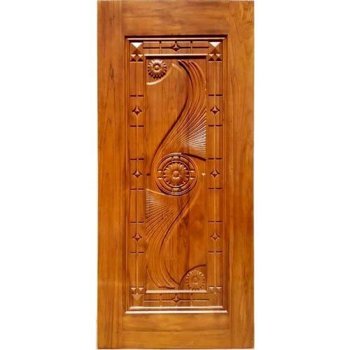 Rolling Wear Resistant Alkaline Resistant And Brand New Brown Finished Wooden Interior Door