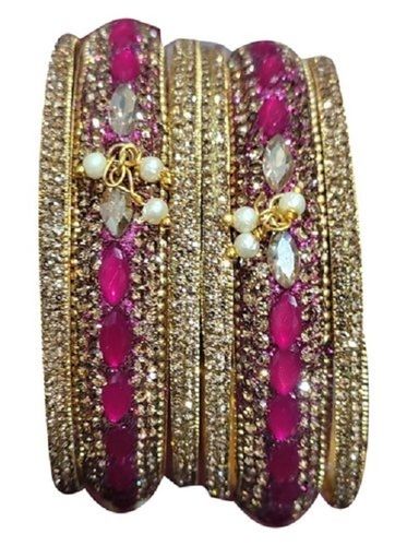 Classic And Antique Look Design Stylish Fancy Lightweight Ladies Metallic Bangles