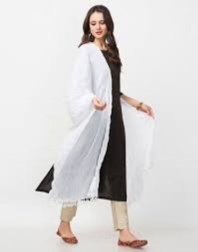 White Dupatta