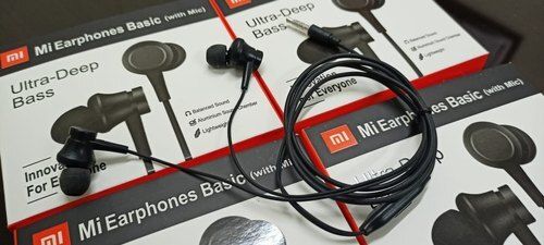 Flexible Smooth Ultra-Deep Base Mi Earphones Basic For All Phones And Tablets 