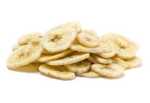 Fried Crispy Round Shape Hygienically Packed Banana Chips