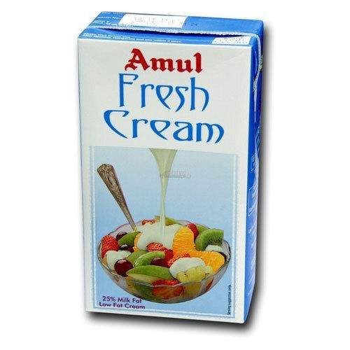 Pure And Natural Delicious Taste Hygienically Packed Amul Fresh Cream 