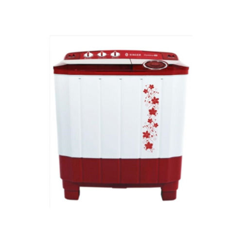 Red And White Color Fully Automatic Electric Top Loading Washing Machine Capacity: 7Kg Kg/Hr