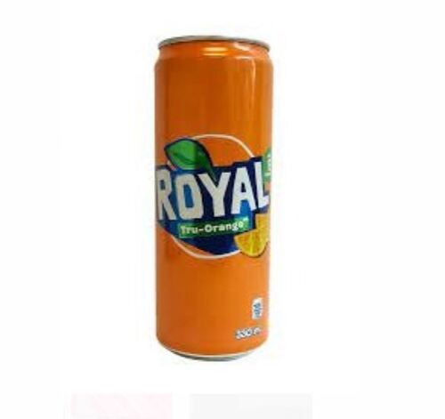 Royal Orange Flavor Soft Drink, Sweet In Taste In Can Tinned Packaging