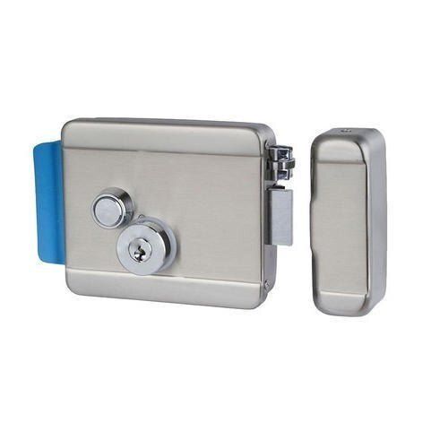 Round Ruggedly Constructed Stainless Steel Sliding Door Lock For Home Doors Use