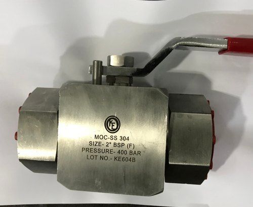 Rust Resistant Stainless Steel Hydraulic Ball Valve For Construction Use