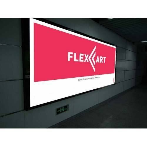 Smooth Fine Finish And Water Resistant Star Flex Art Banner With Led Light Facility