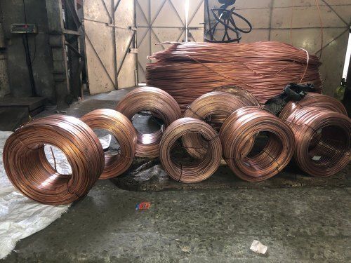Soft And Flexible Shiny Reddish Brown Metal Copper Winding Wire For Industrial Use