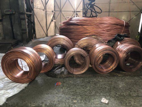 Golden Soft And Flexible Shiny Reddish Brown Metal Copper Winding Wire For Industrial Use