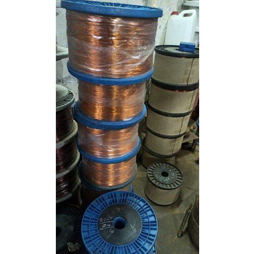 Solid And Flexible Shinny Recycled Round Enameled Copper Wire For Industrial Use