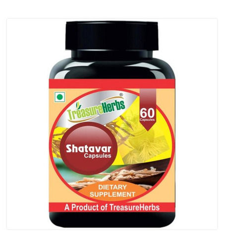 Treasureherbs Shatavari Capsules For Ayurvedic Supplement Cool And Dry Place