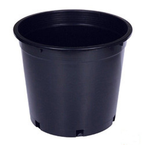 पर्यावरण के अनुकूल 100 प्रतिशत हल्के वज़न और पर्यावरण के अनुकूल काले बड़े आकार के प्लांट प्लास्टिक फ्लावर पॉट्स