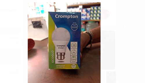 9 Watt Cromton Led Bulb For Home 220v Input Power And Round Shape