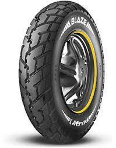 Crack Resistant Water Proof Solid Rubber Black Blaze Two Wheeler Tyre  Usage: Motorcycle