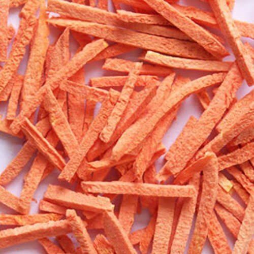 Good Source Of Fiber Protein Healthy Vitamins Sweet Rectangle Shape Dehydrated Carrot Chips