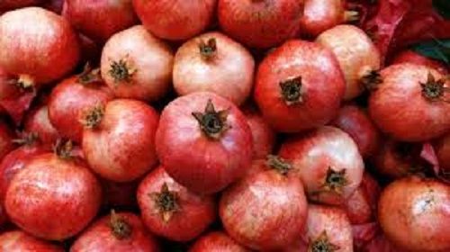 Healthy Rich In Iron Antioxidants Fresh Natural Sweet Juicy Red Pomegranate