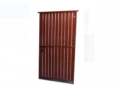 Lining Design Brown Primer Coated Iron Door, For Houses Main Door, Thickness 15Mm Door Type: Entry Doors