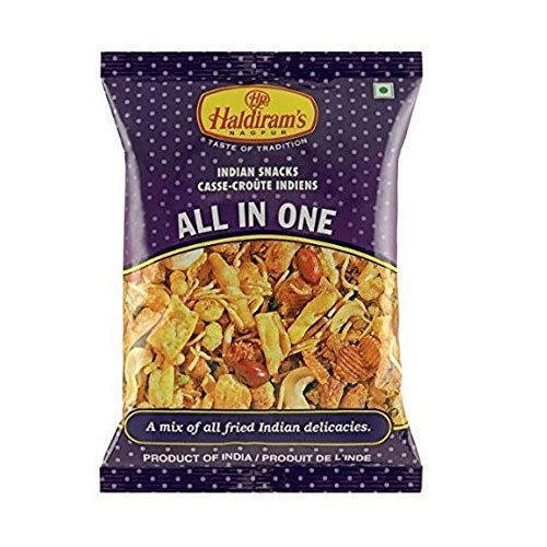 Mouth Watering And Crispy Haldiram All In One Mixture Namkeen For Snacks, 200g