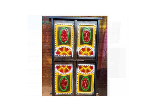 Multi Color Painted Classic Design Main Entry Door For Homes, Thickness 15Mm, Plastic Materials