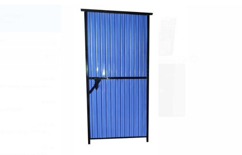 Powder Coated Light Iron Door With Left Locking Position, Thickness 15mm For Homes