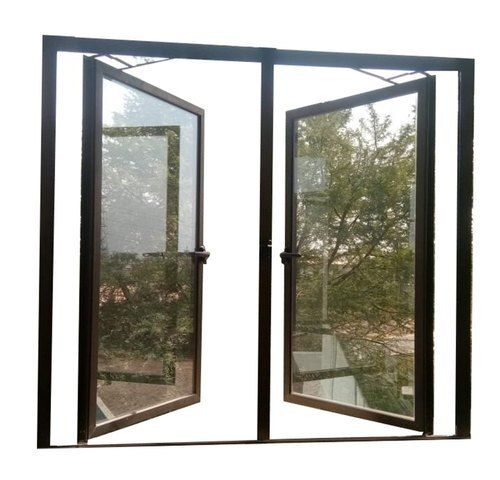 Silver Scratch And Weather Resistant Stainless Steel Power Coated Aluminum Window For Home