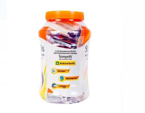 Strepsils 2,4-dichlorobenzyl Alcohol And Amylmetacresol Lozenges