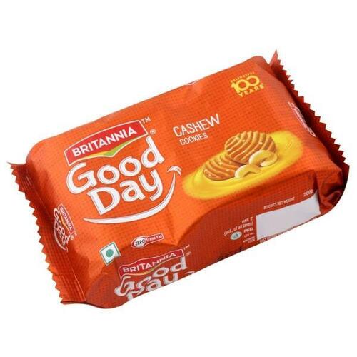 Sweet Good Flavor Cashew Cookies Crunchy Teatime Snack Britannia Good Day 