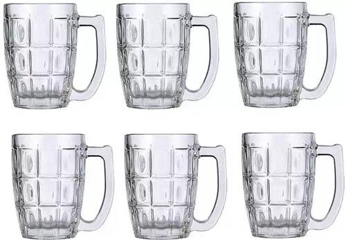 Transparent Glass Cup With Easy to Clean And Highly Durable