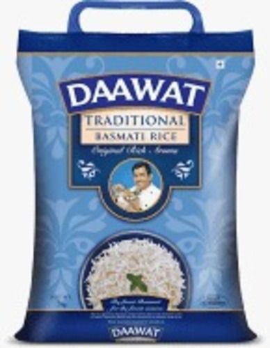 White Daawat Long Grain Basmati Rice For Cooking Use With Original Aroma