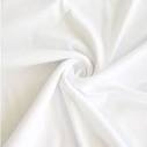 White Plain Handloom Multi-Purpose Cotton Unstiched Fabric  Size: Normal