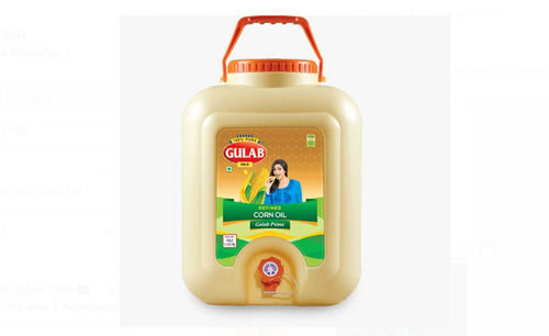 Common 99% Pure And Fresh Gulab Refined Corn Oil For Cooking Use, 5 Liter, 12 Months Shelf Life