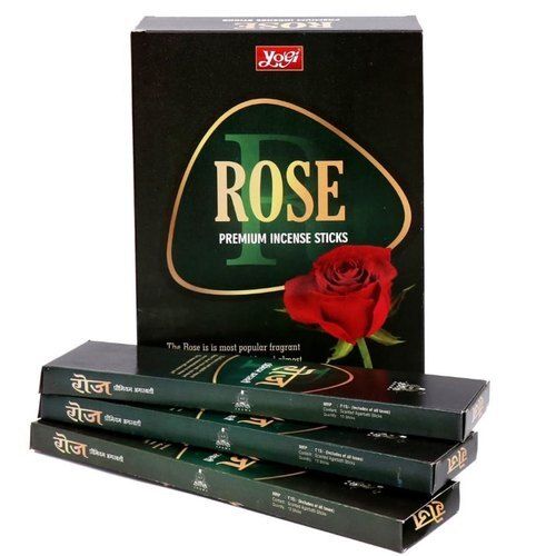 Black Yogi Rose Premium Incense / Agarbatti Sticks 