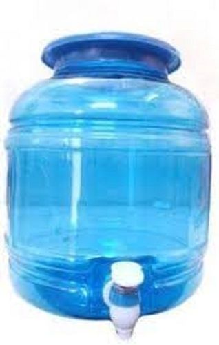 Blue Color Leak-Resistant Plain Plastic Water Container Jar For Events And Office Use Capacity: 10 Liter/Day