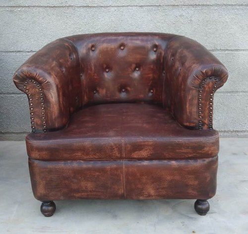 Brown Color Comfortable Smooth Durable Antique Wooden Designer Seater Sofa Set 